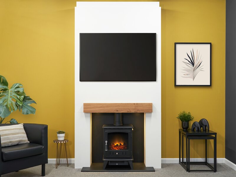 Acantha Chunky Solid Oak Beam - Unfinished, 36 Inch