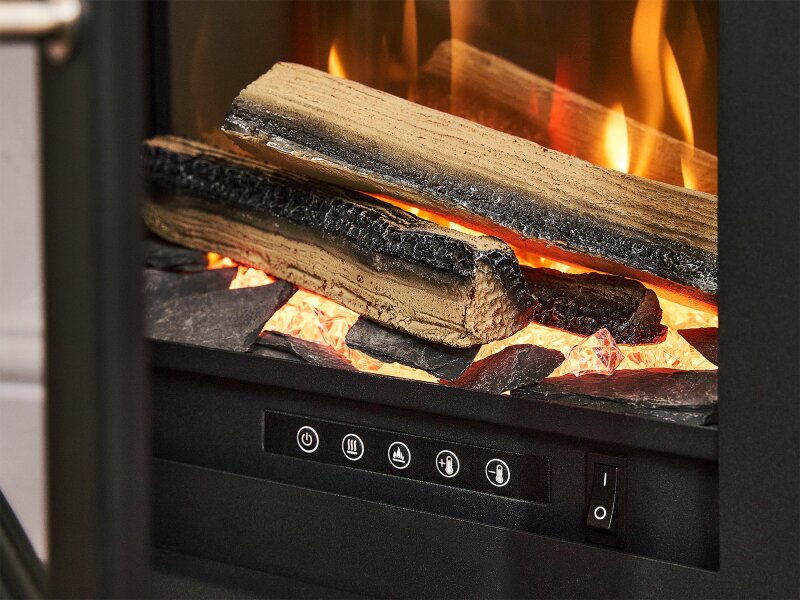Acantha Austin Electric Stove in Black 11011