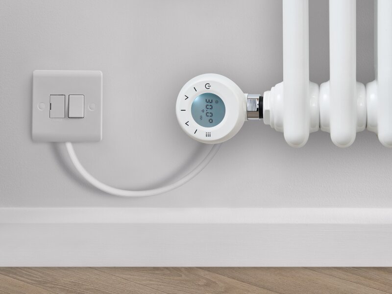 Eden Arcadia 1200W Electric Column Radiator in White with Smart WiFi Control