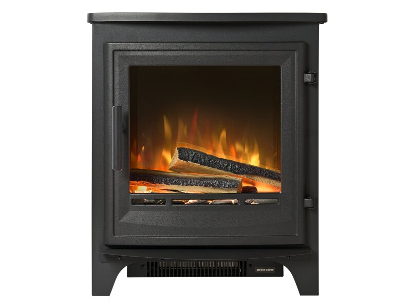 Acantha Halo Electric Stove in Black