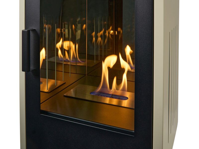 Adam Bellini Bio Ethanol Stove in Cream