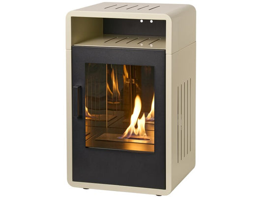 Adam Bellini Bio Ethanol Stove in Cream
