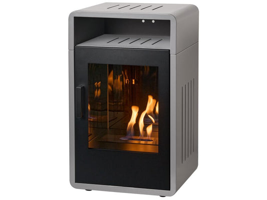 Adam Bellini Bio Ethanol Stove in Grey