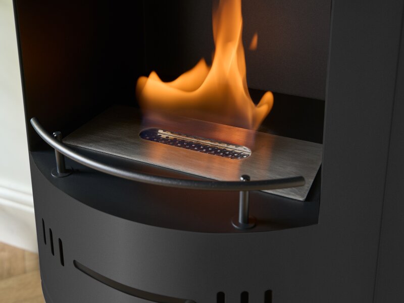 Sureflame Barilo Bio Ethanol Stove in Matte Black