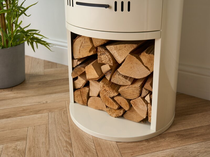 Sureflame Barilo Bio Ethanol Stove in Cream