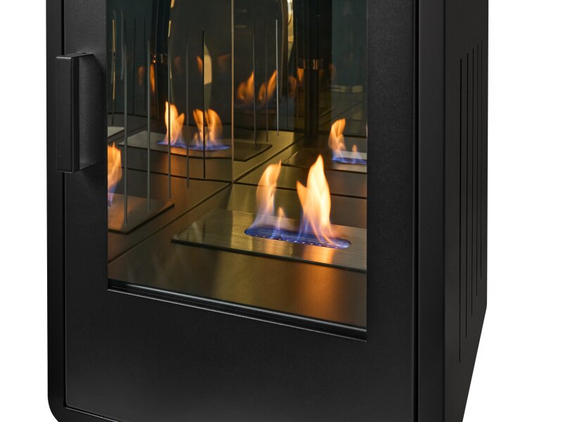 Adam Bellini Bio Ethanol Stove in Black 10159