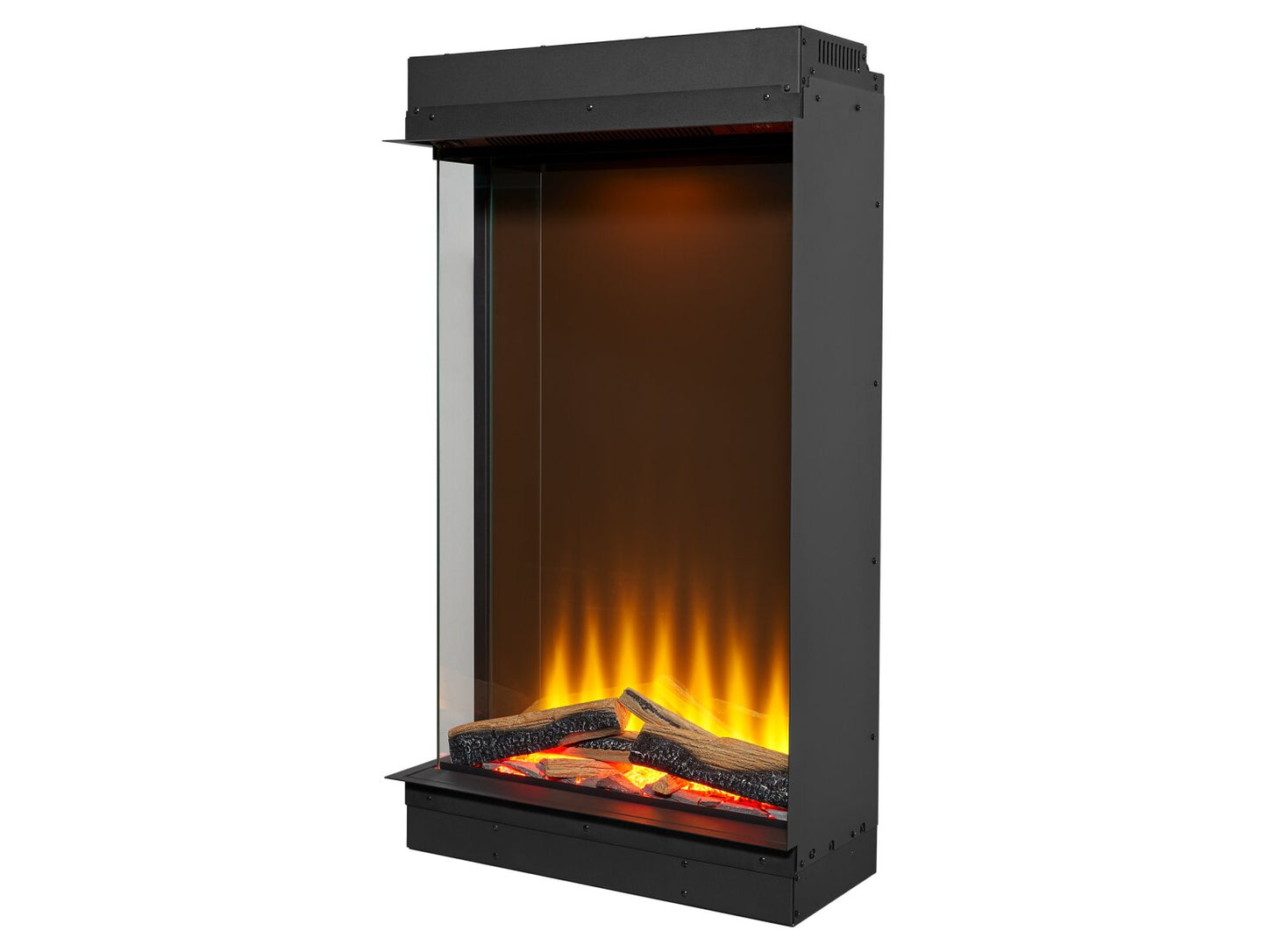 Acantha Aspire 50 Portrait Corner View Media Wall Electric Fire_