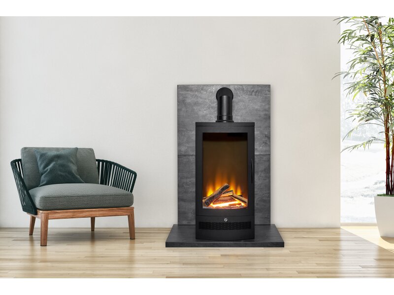 Acantha Horizon Electric Stove in Black