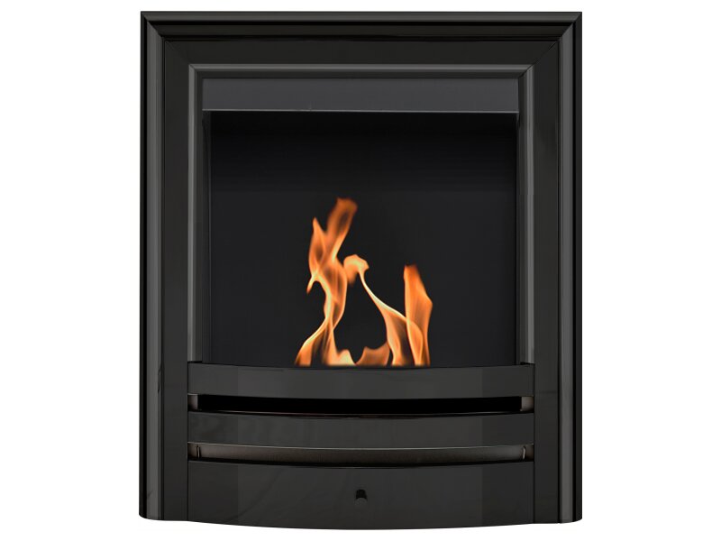 Acantha Vela Bio Ethanol Fire in Black Nickel