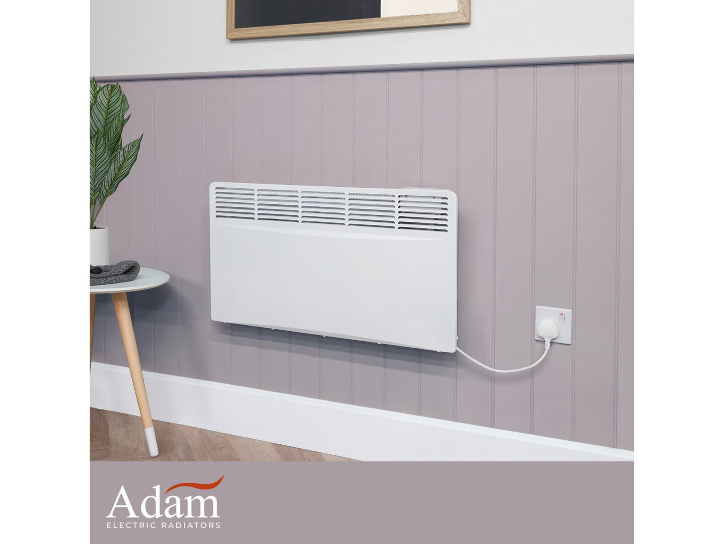 Adam Amba 2000W Electric Radiator in White