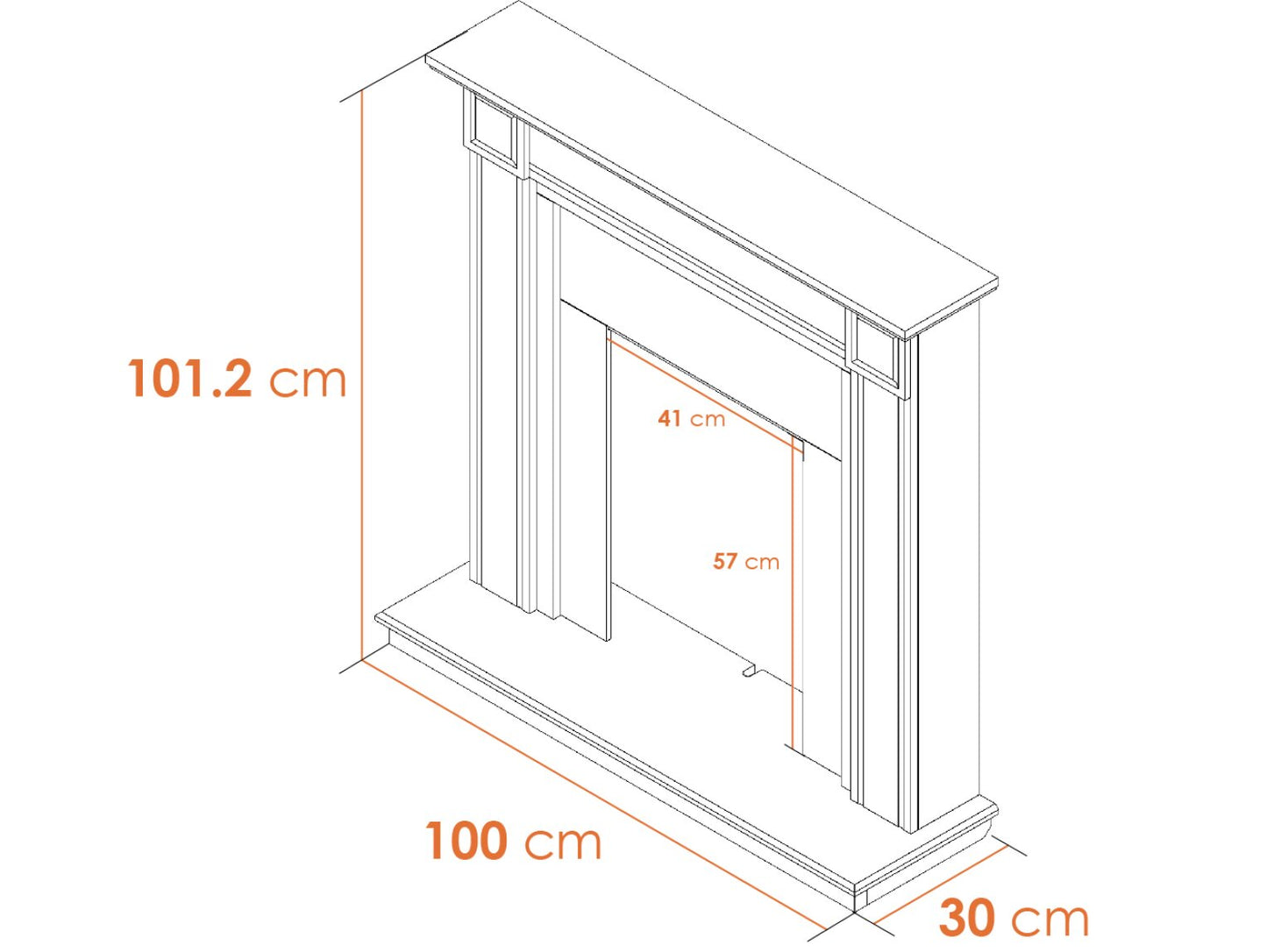 Adam Georgian Fireplace Dimensions