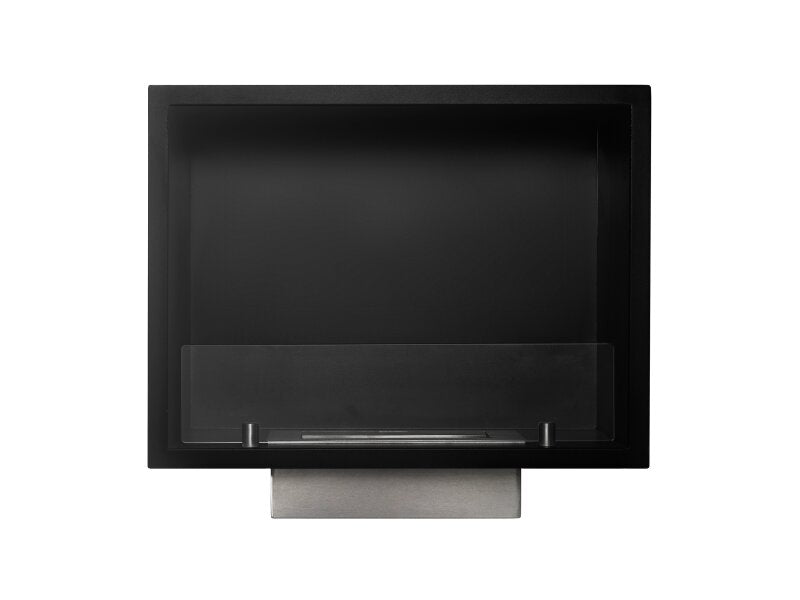 Adam Quatro Bio Ethanol Large Inset Fire in Black