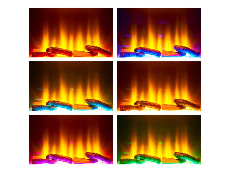 Adam Sahara 22 SQ Fully Inset Media Wall Electric Fire