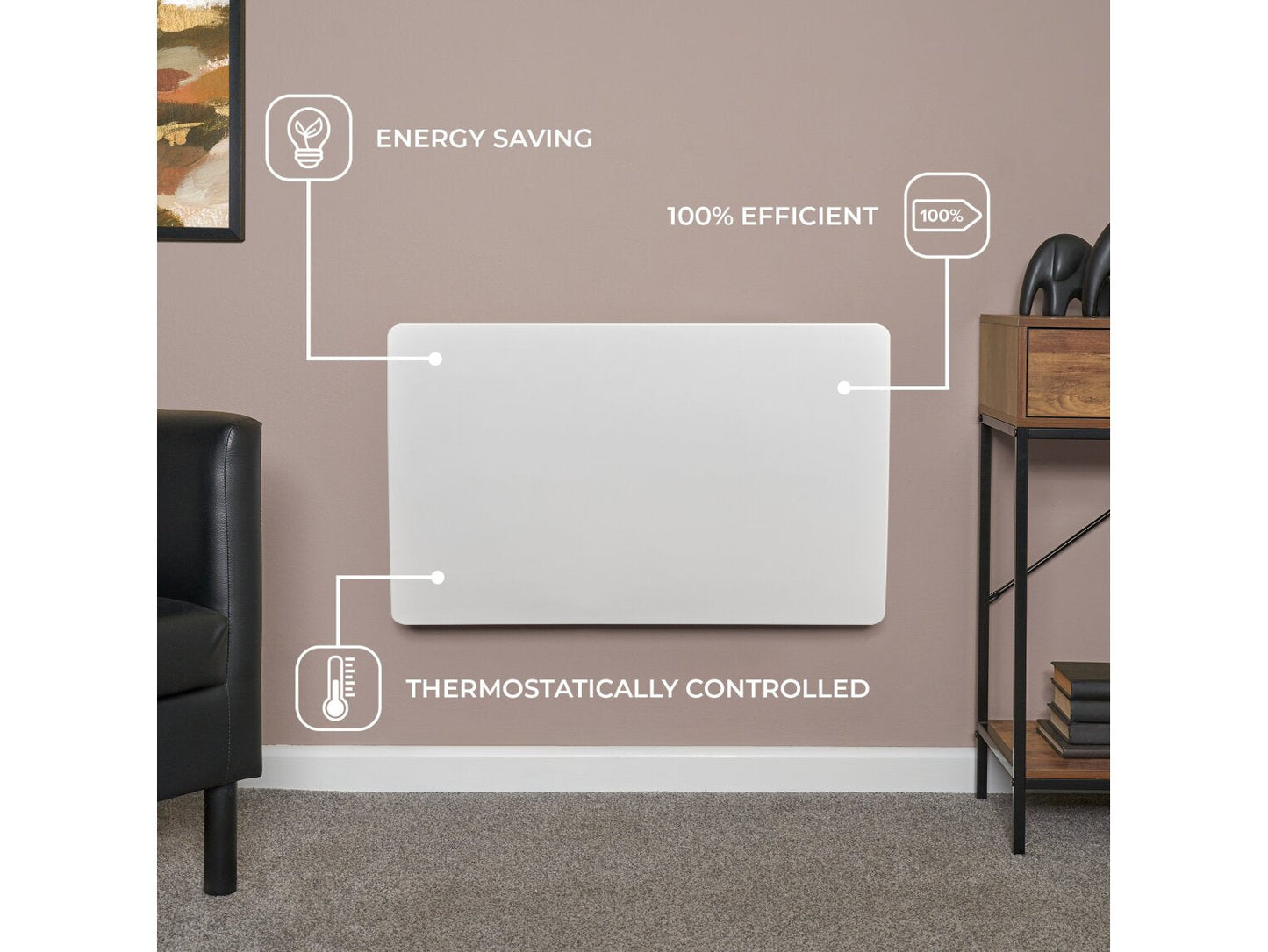 Adam Solis 1500w Ceramic Core Electric Radiator