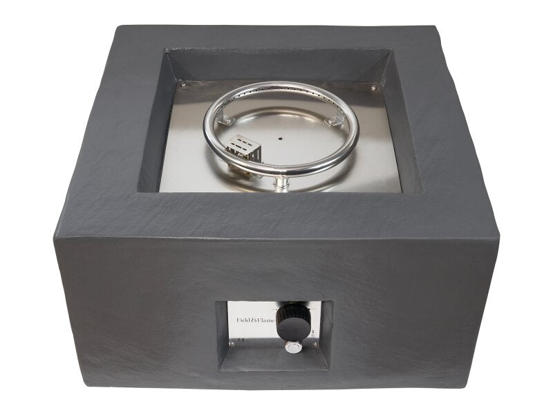 Field & Flame Aster Gas Fire Pit in Grey