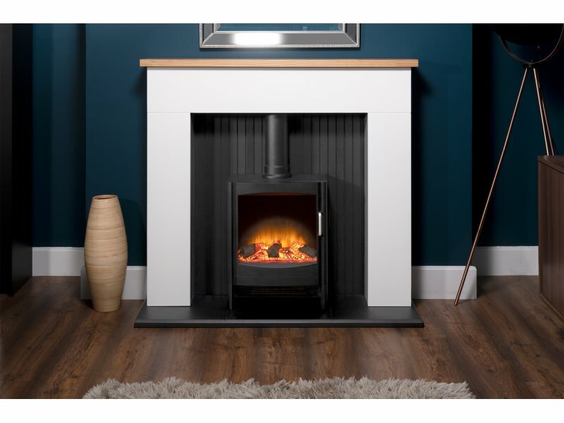 Focal Point Gothenburg 2kW Electric Stove in Black - Second