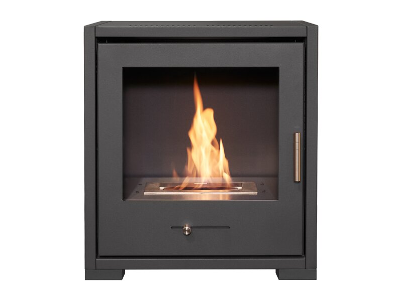 OKO S3 Bio Ethanol Stove in Charcoal Grey