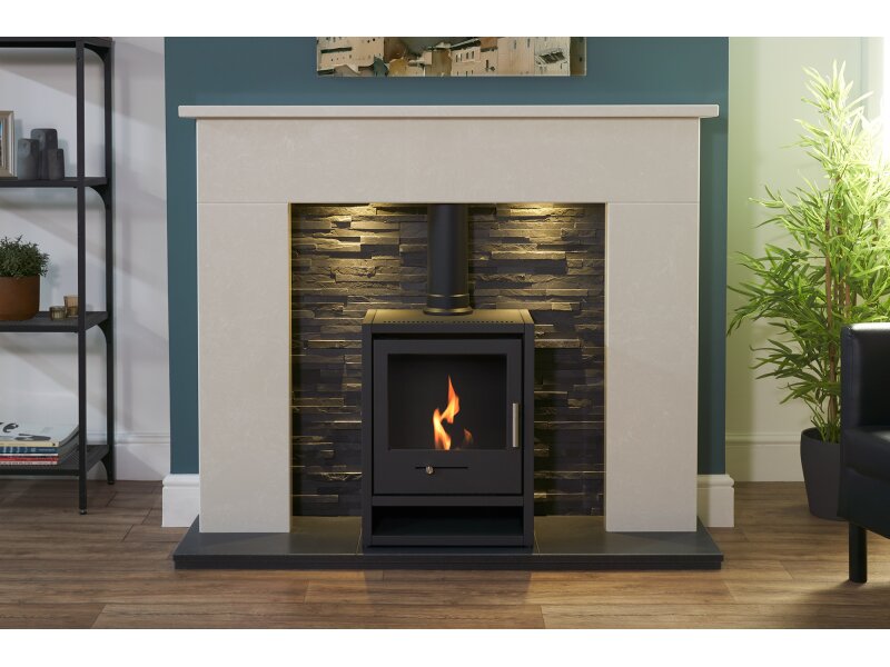 OKO S1 Bio Ethanol Stove in Charcoal Grey
