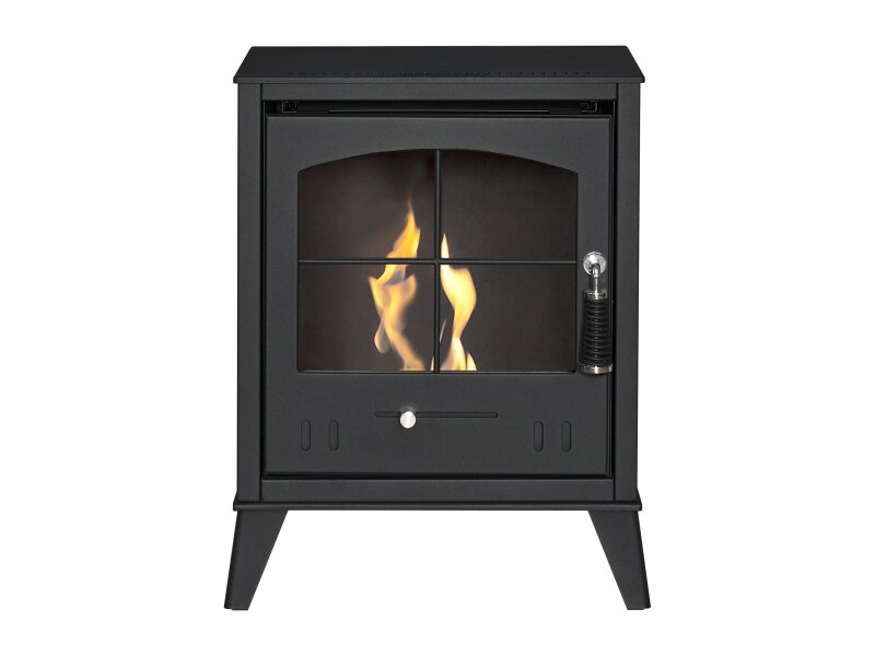 OKO S2 Bio Ethanol Stove in Charcoal Grey