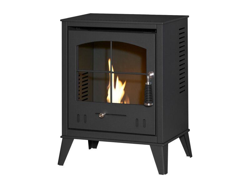 OKO S2 Bio Ethanol Stove in Charcoal Grey