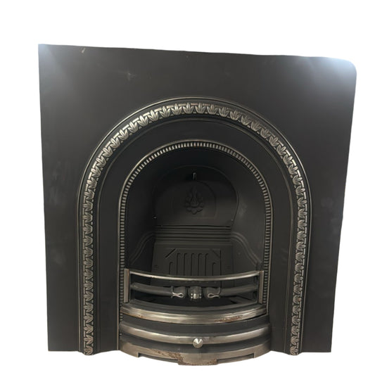 Paul Agnew - Classic Cast Iron Back Panel - Vintage Period Style Fireplace Open Fire