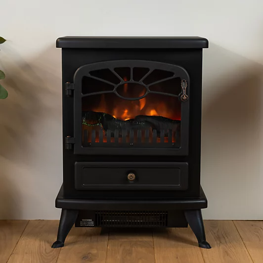 Focal Point ES 2000 Traditional Matt Black Electric Stove