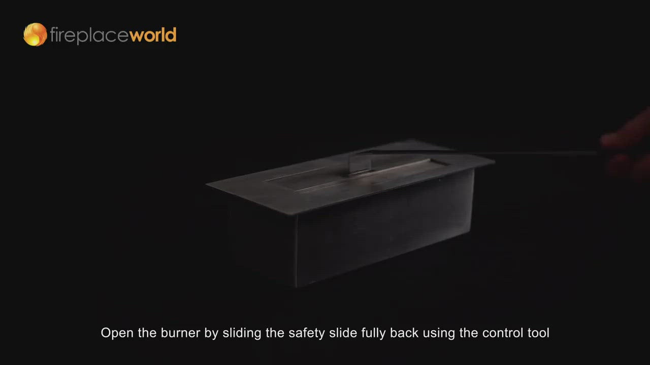 Adam Malmo Pure White & Black/Pure White + Colorado Bio Ethanol Fire Brushed Steel 39"
