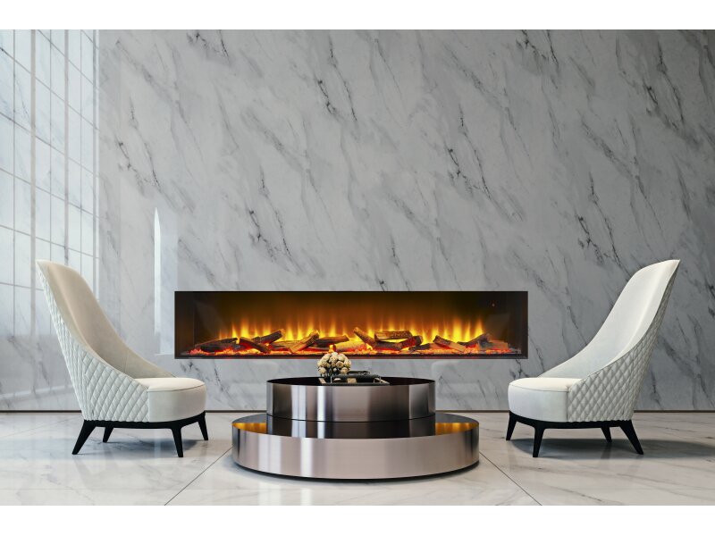 Acantha Aspire 150 Corner View Media Wall Electric fire