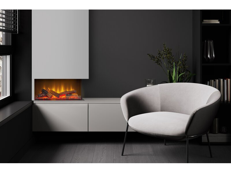 Acantha Aspire 50 Corner View Media Wall Electric fire