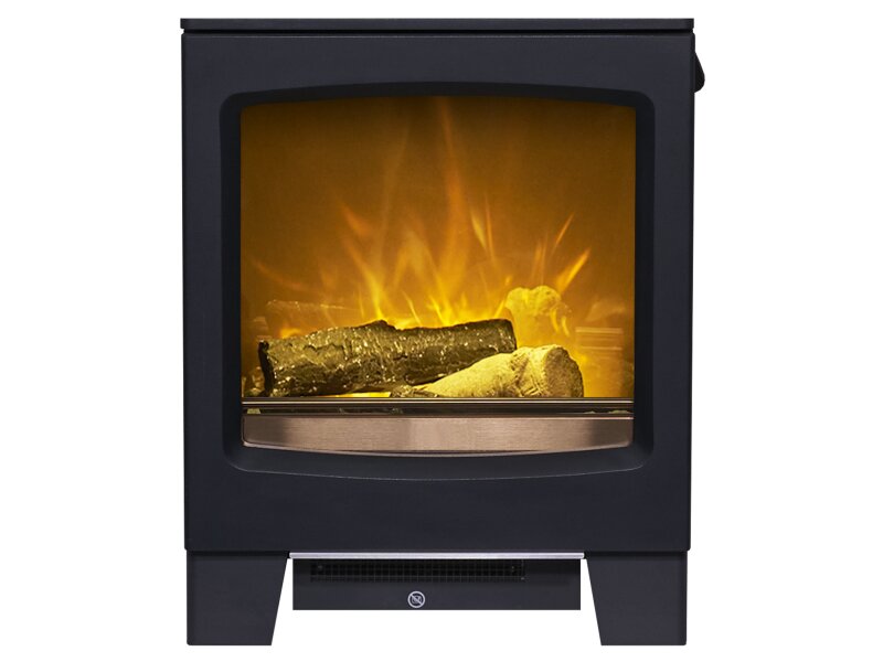 Acantha Lunar Electric Stove Charcoal Grey
