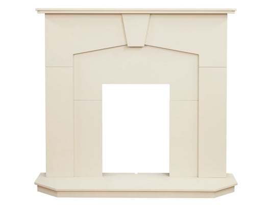 Adam Abbey Fireplace in Stone Effect, 48 Inch