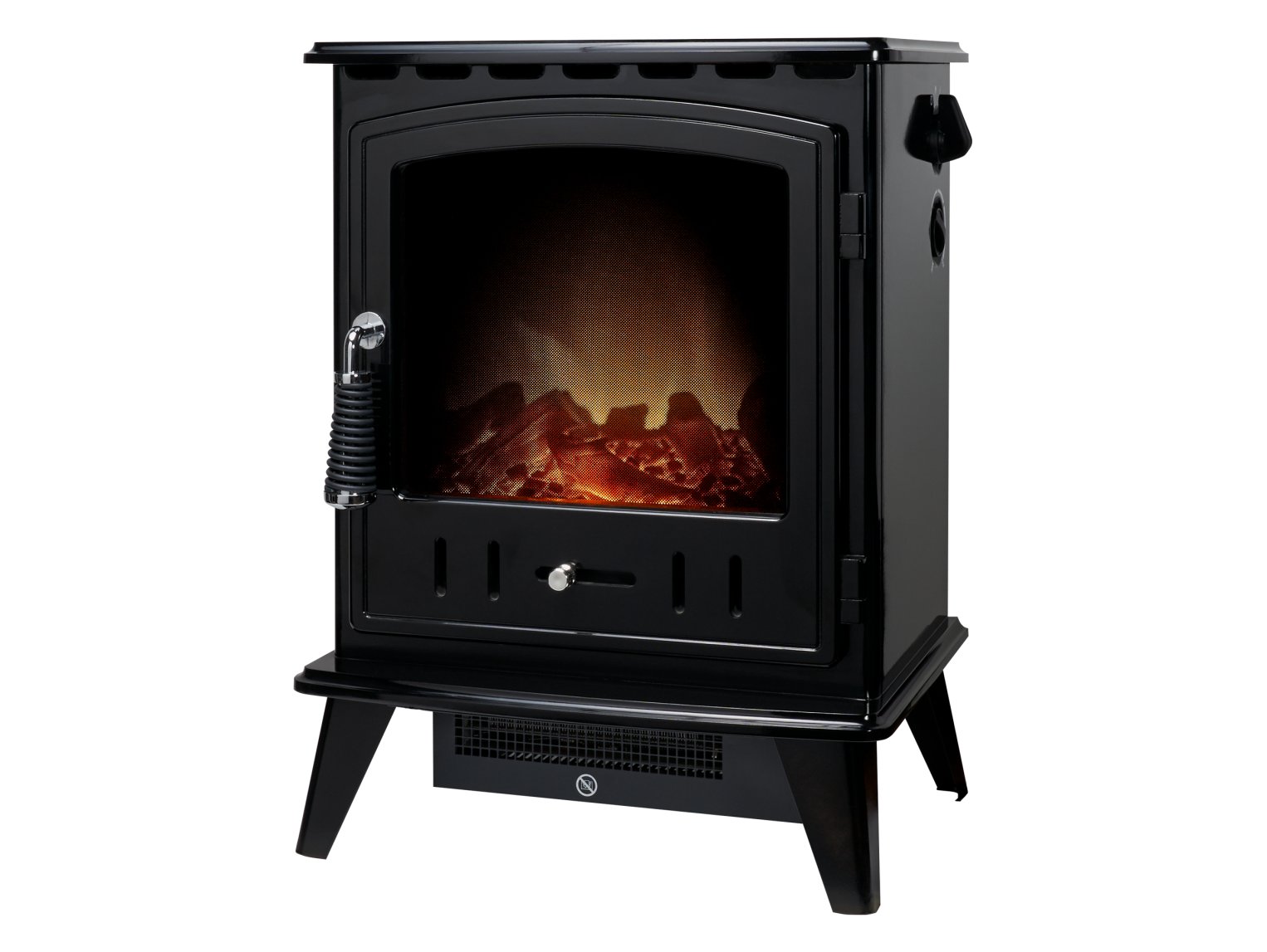 Adam Aviemore Electric Stove Black Enamel