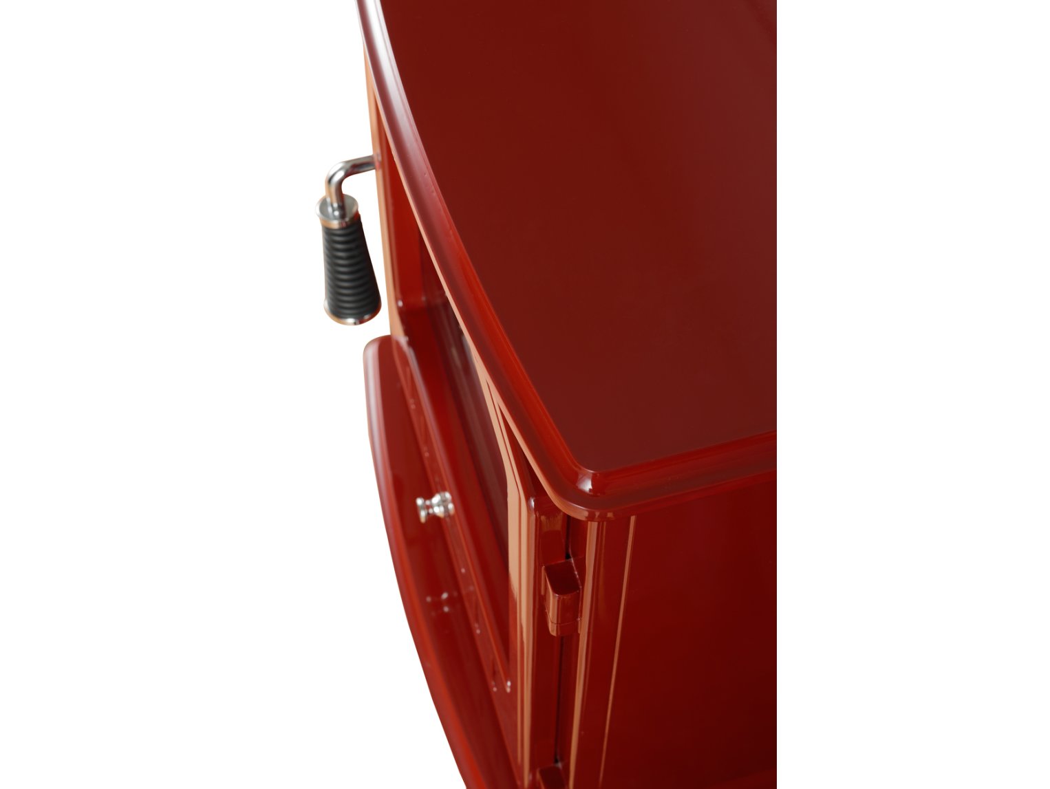 Adam Aviemore Electric Stove Red Enamel
