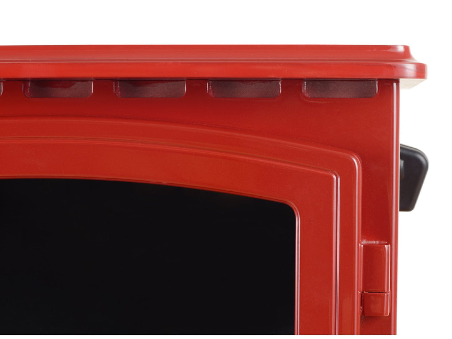 Adam Aviemore Electric Stove Red Enamel