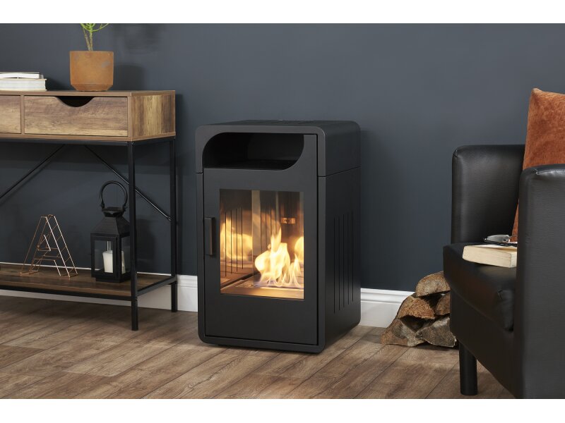 Adam Bellini Bio Ethanol Stove in Black