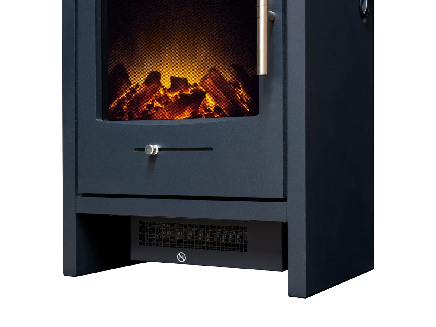 Adam Bergen Electric Stove Charcoal Grey