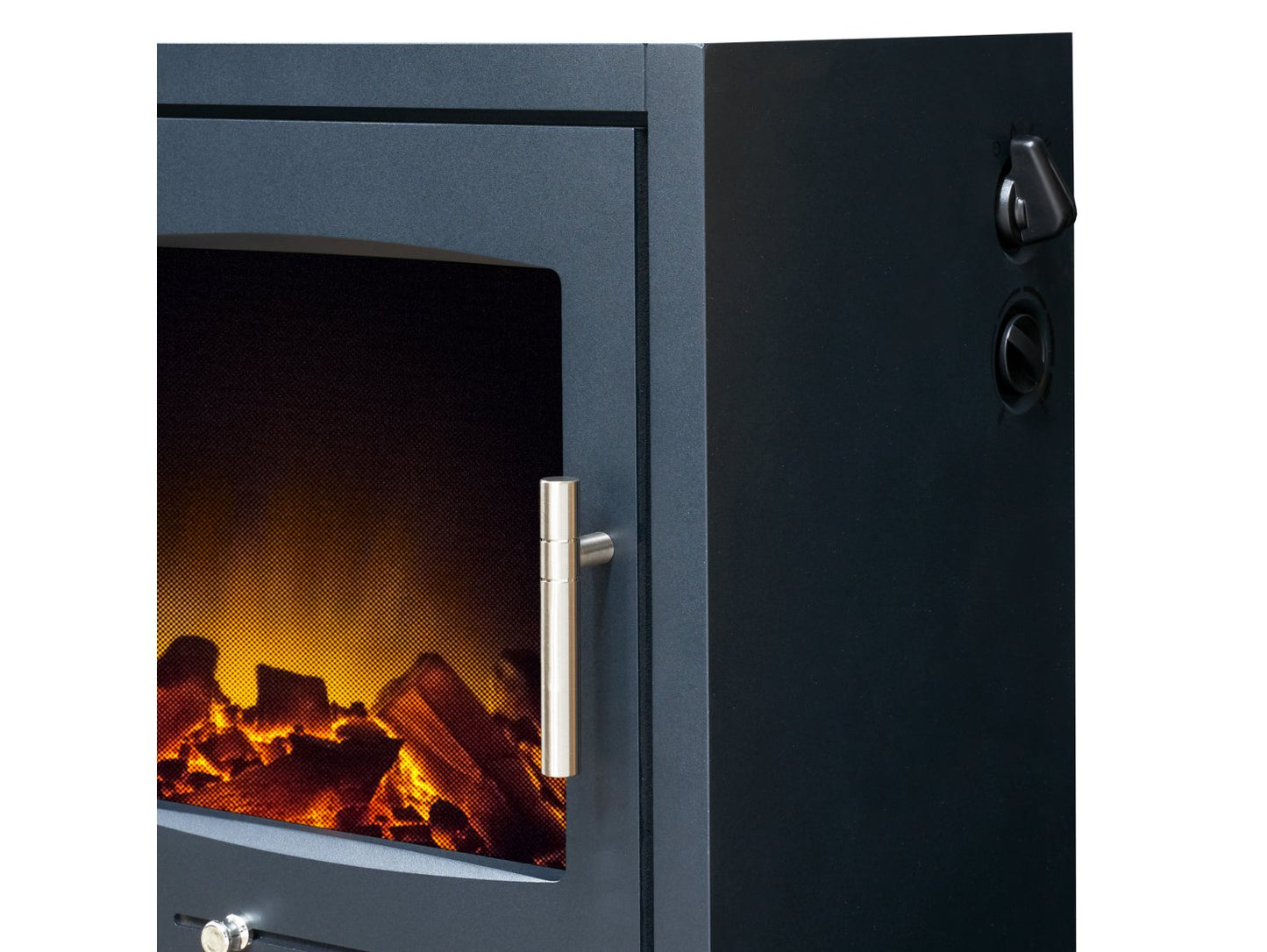 Adam Bergen Electric Stove Charcoal Grey