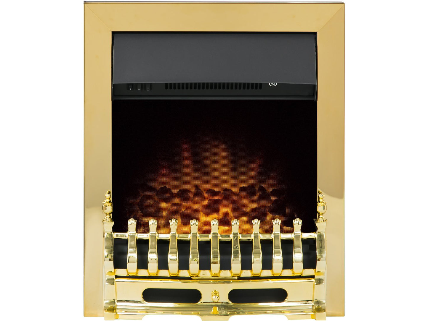 Adam Blenheim Electric Fire in Brass