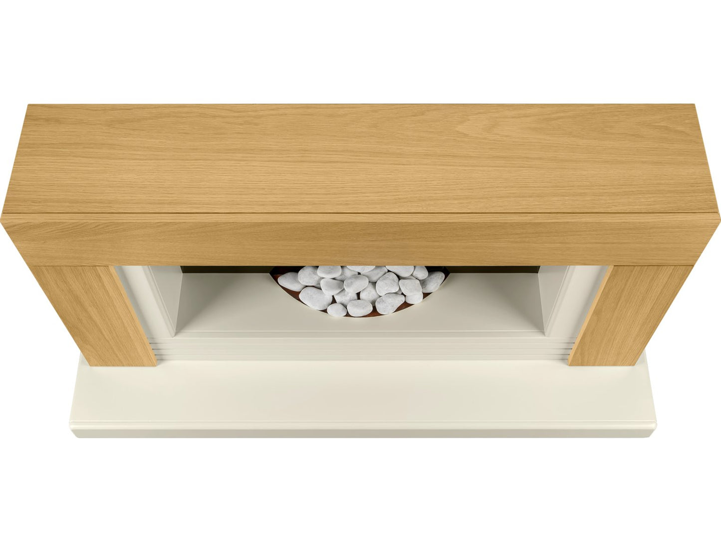 Adam Carrera Fireplace Suite Oak, 48"