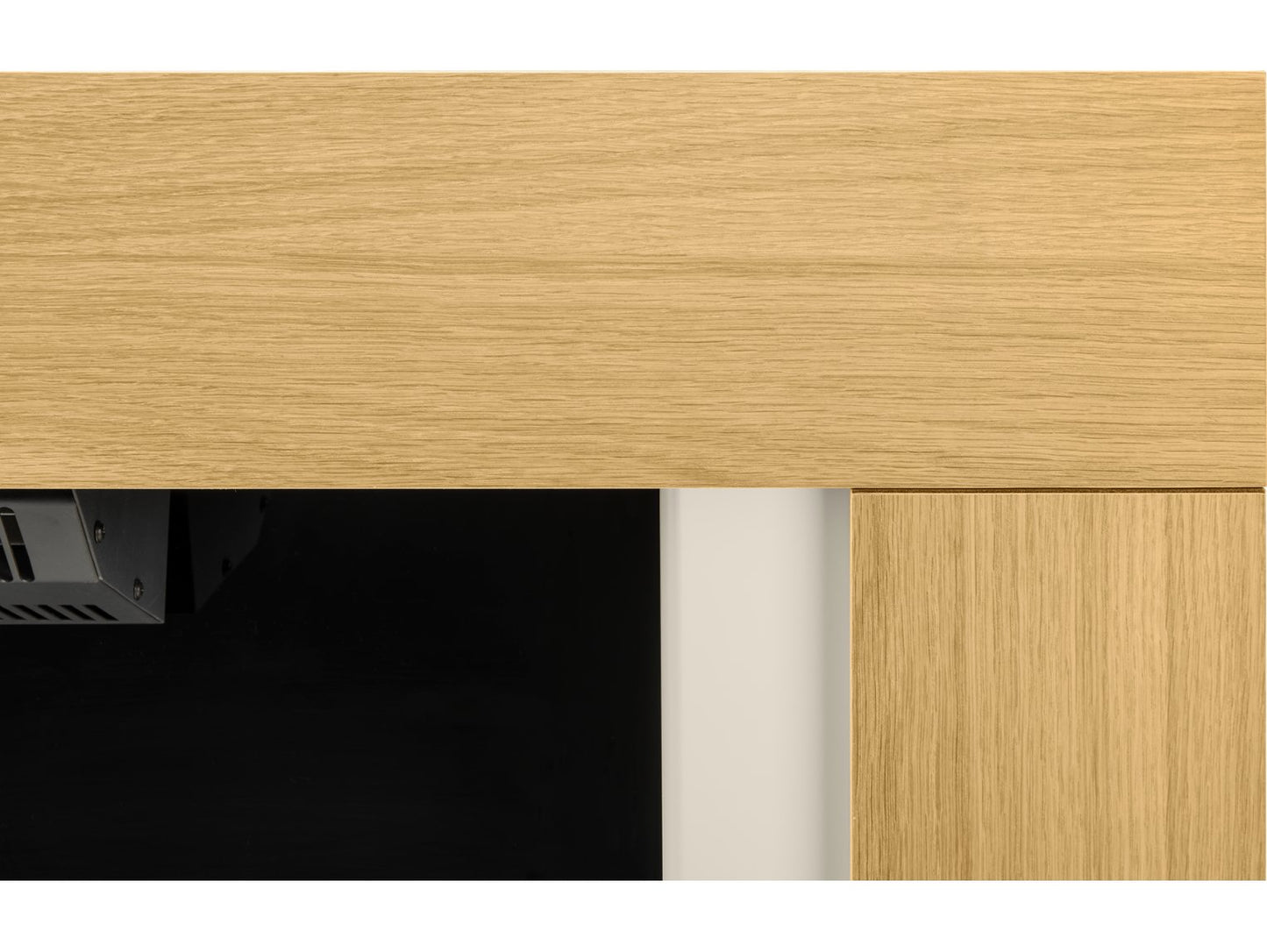 Adam Carrera Fireplace Suite Oak, 48"