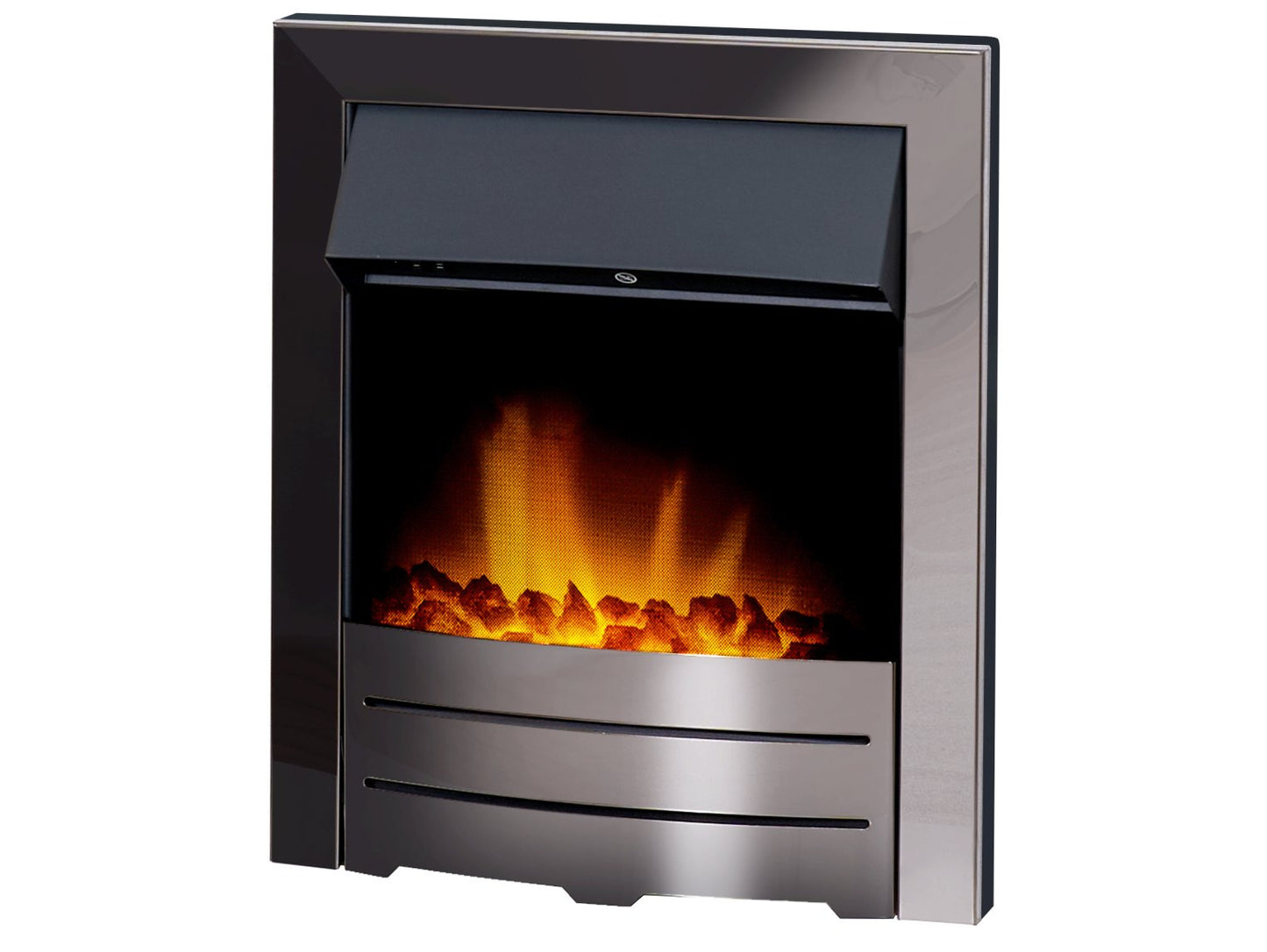 Adam Colorado Electric Inset Fire in Black Nickel