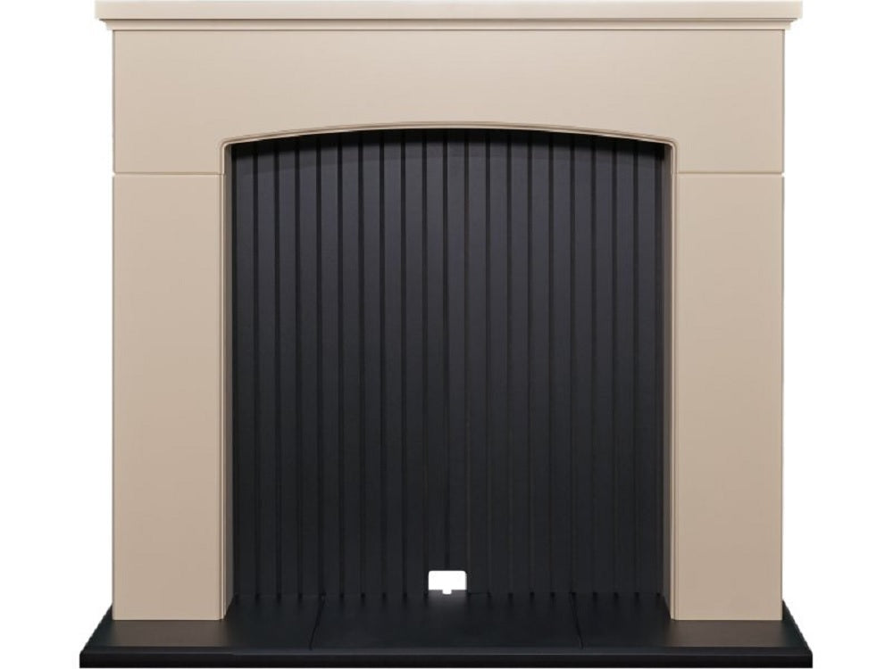 Adam Derwent Stove Fireplace Cream, 48"