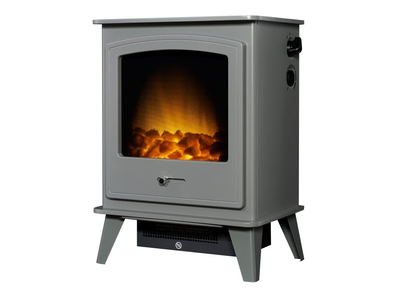 Adam Dorset Electric Stove Grey