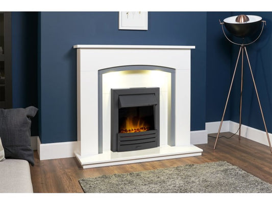 Adam Eclipse Electric Fire Black
