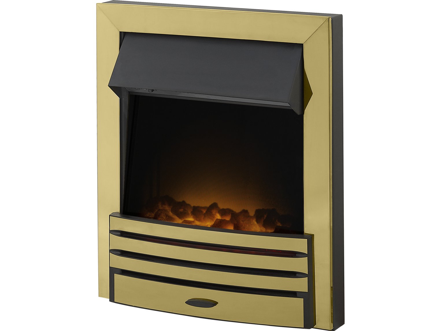Adam Eclipse Electric Fire Brass