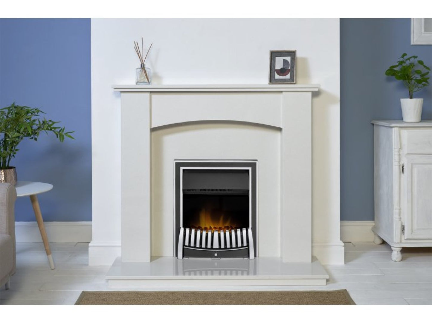 Adam Elan Electric Fire Chrome