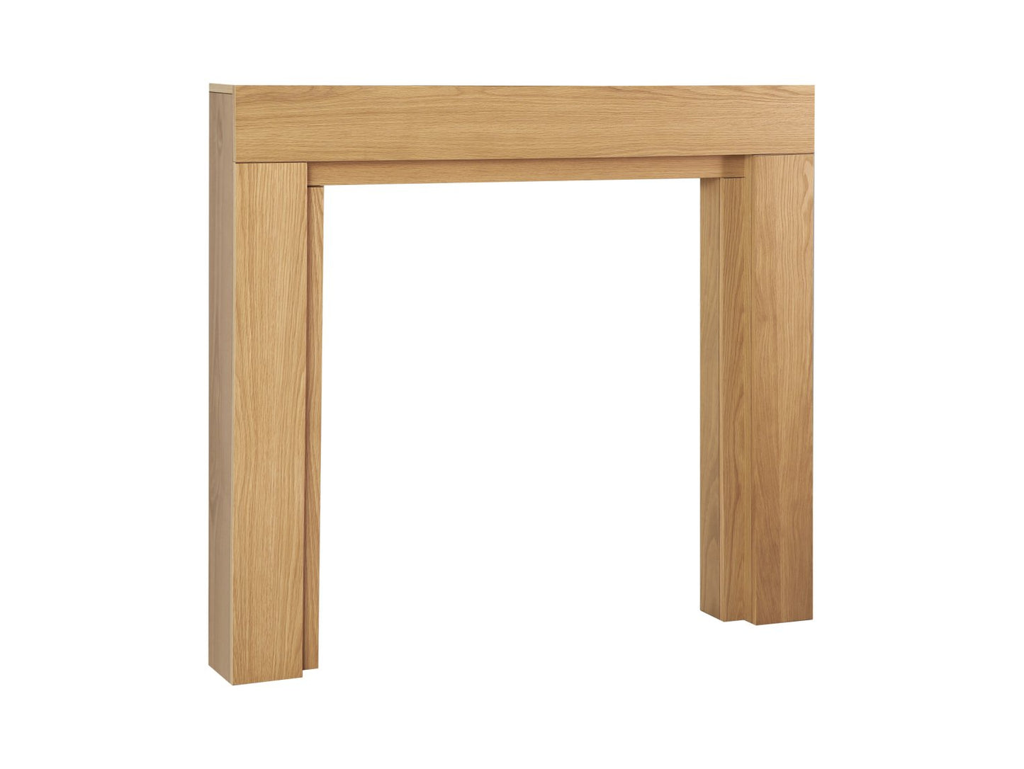 Adam Fenwick Mantelpiece Oak + Downlights, 45"