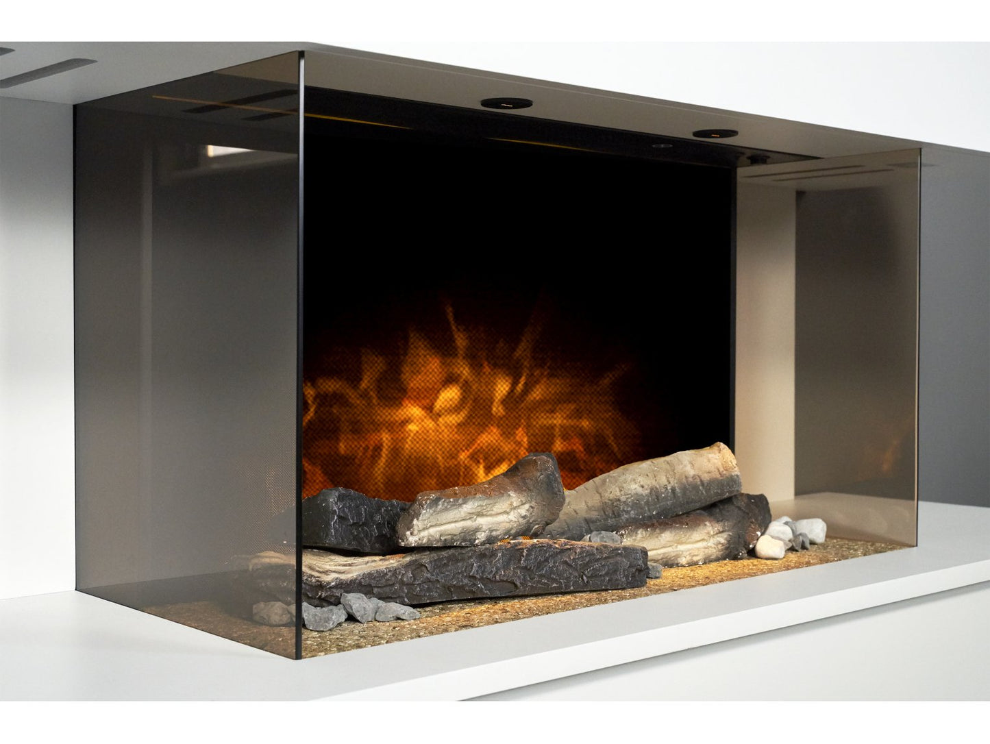 Adam Havana Pure White Fireplace Suite + Remote Control 43"