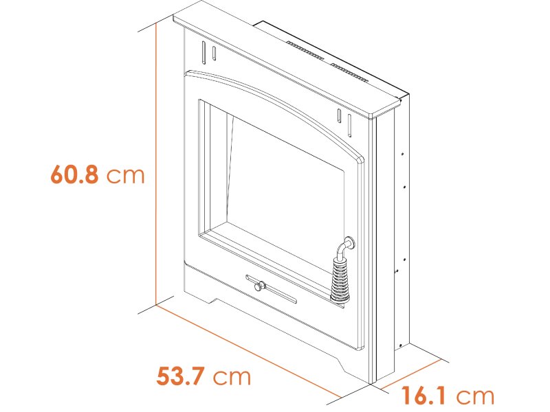 Adam Holston Electric Inset Stove Dimensions