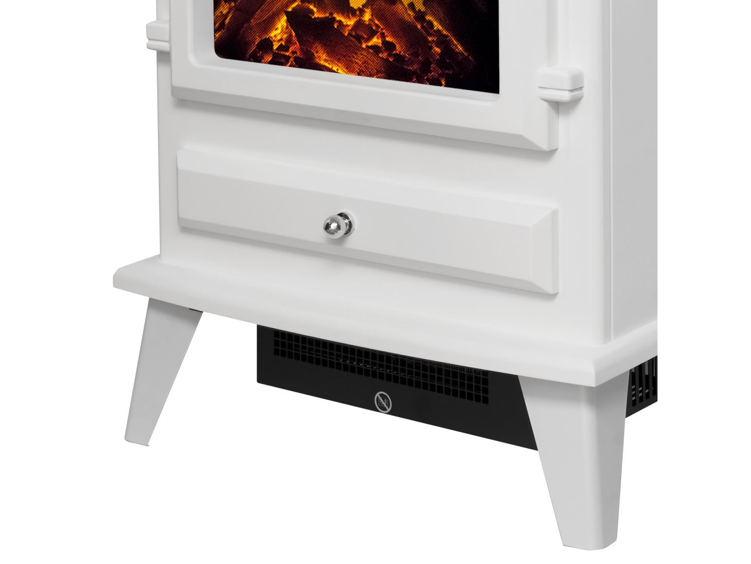 Adam Hudson Electric Stove Textured White